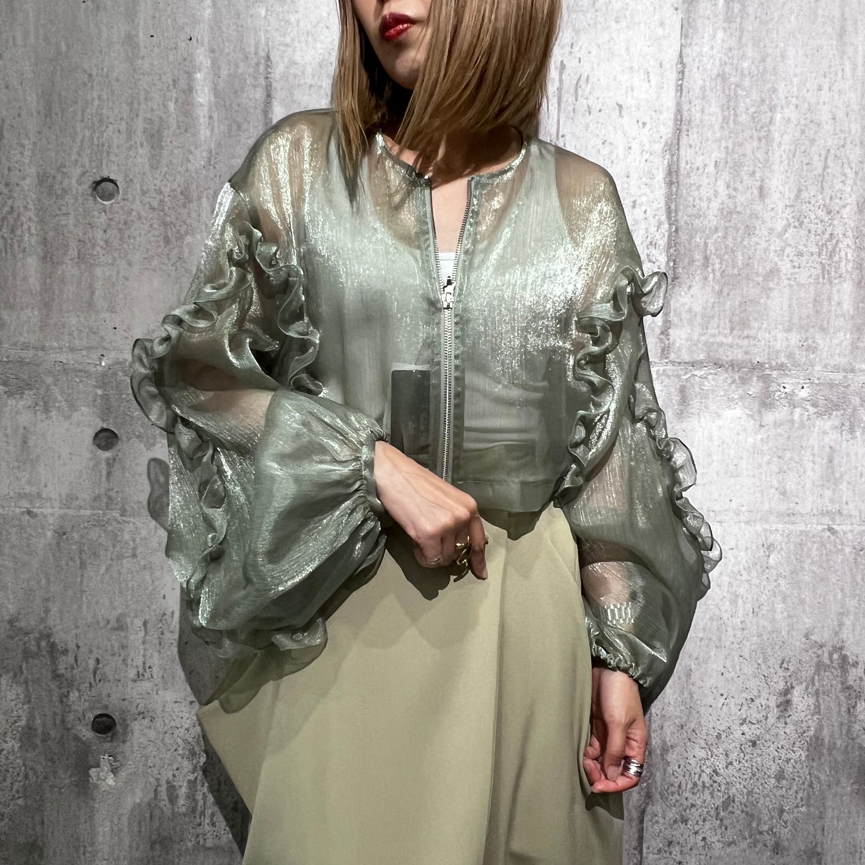 新品【Pauline Bleu 】春物 シアーフリルブラウス アイボリー シアーフリルブラウス/MM528115 – MISCH MASCH|31 Sons de mode