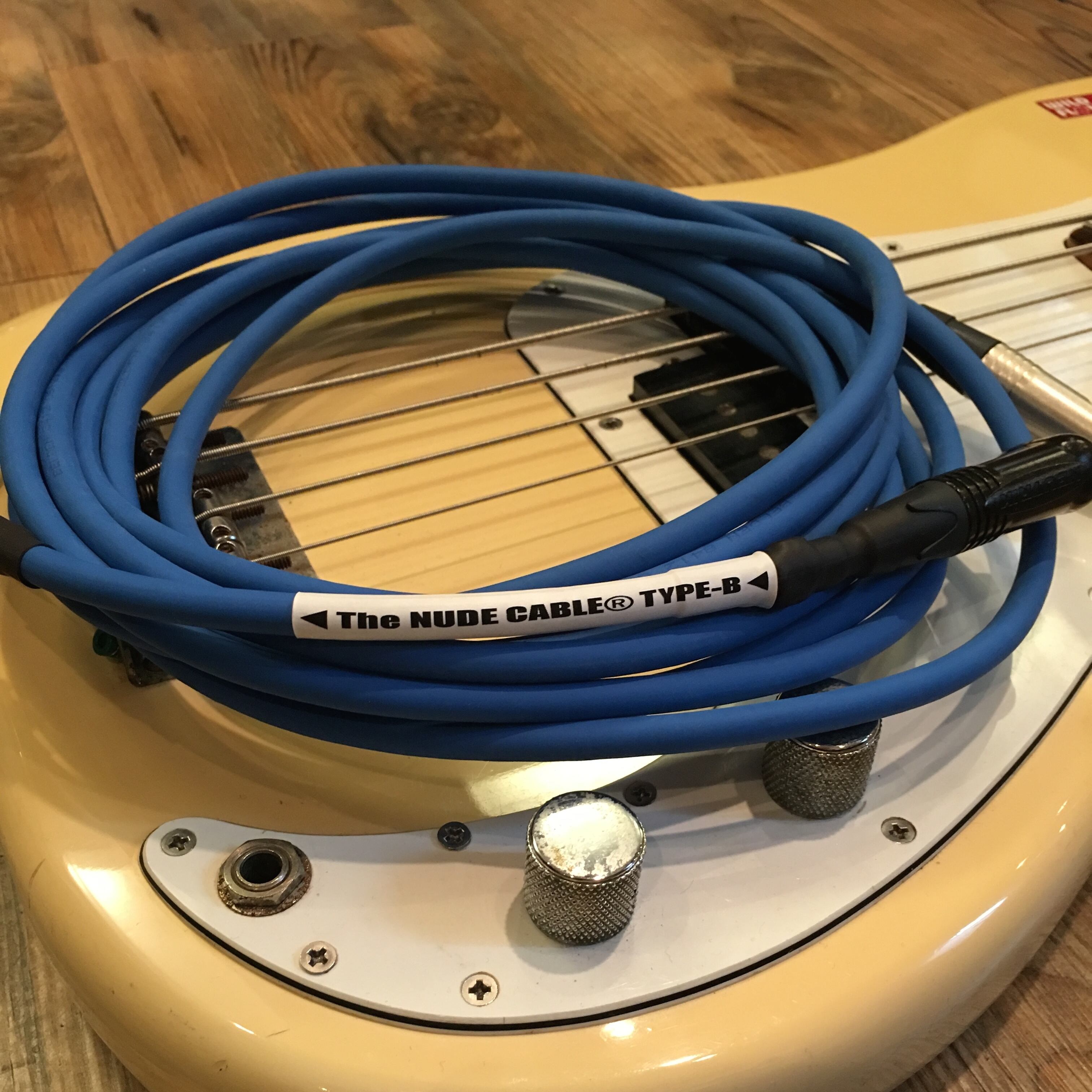 NUDE CABLE Type-B (for Bass) 7m L-S | 【BASS☆ONLY】NUDE CABLE ベーシスト専用web支店  powered by BASE