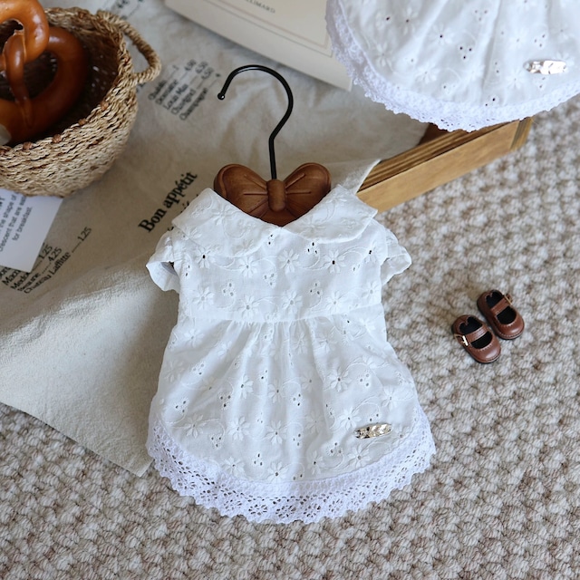 cotton lace one-piece