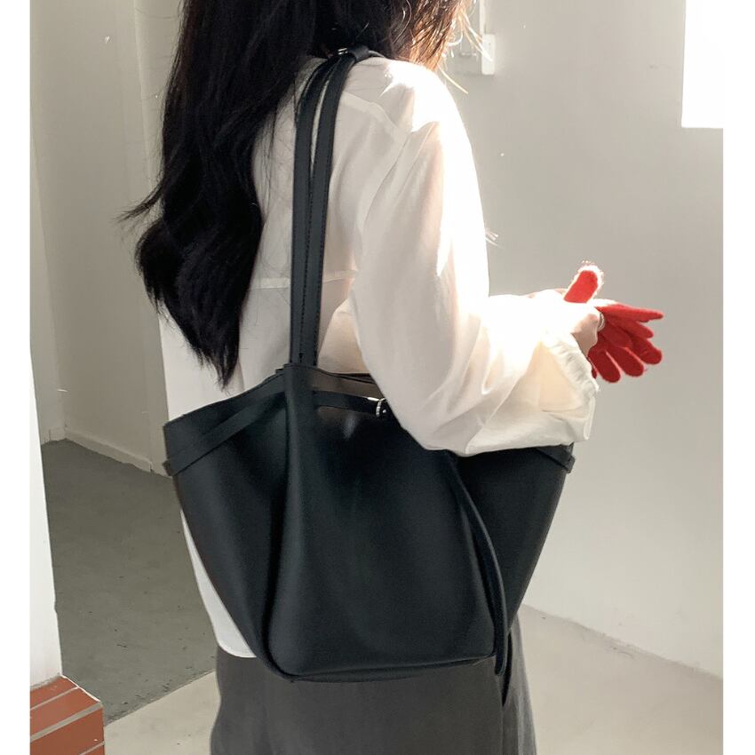 belted tote bag　J00171