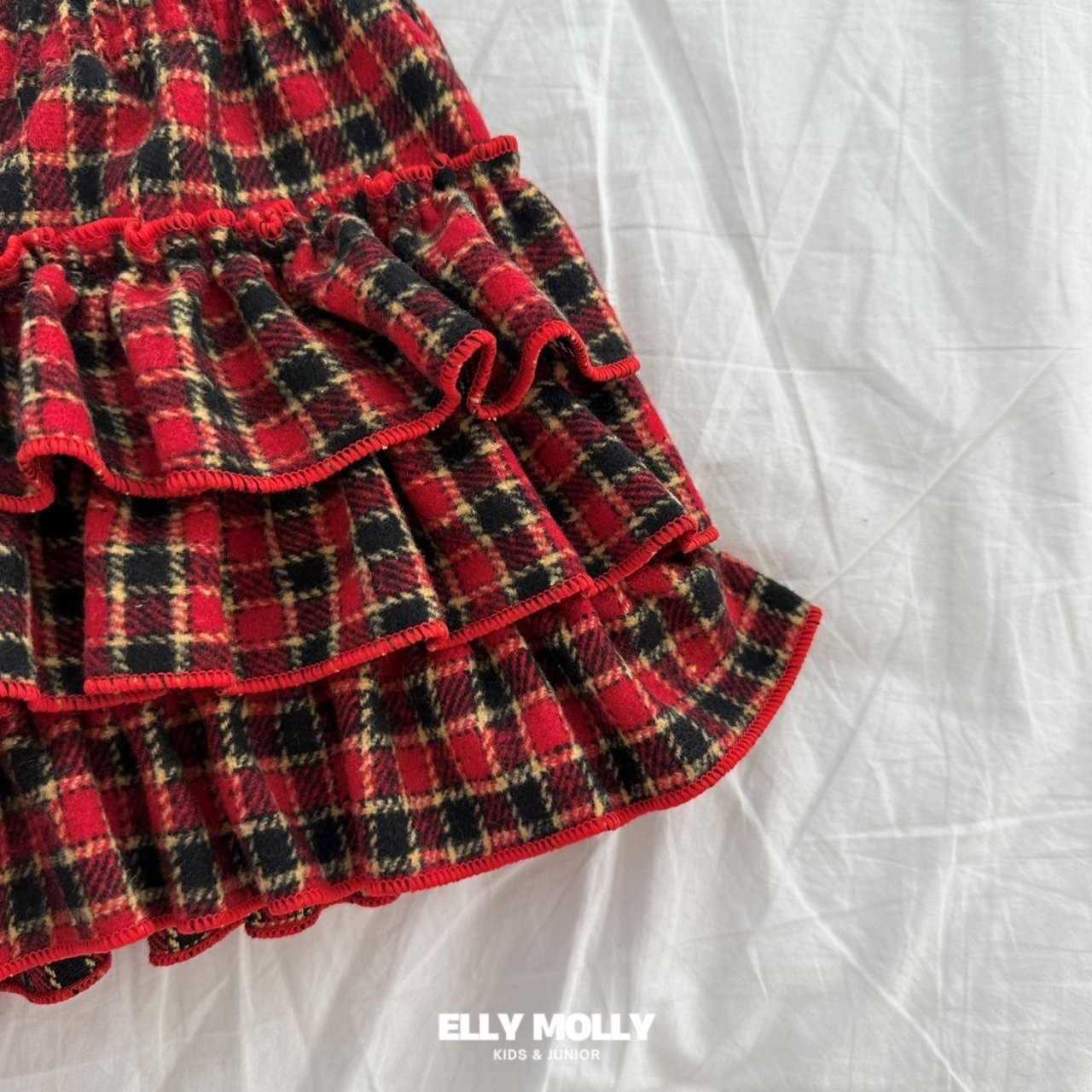 即納〉 ellymolly ✽ holly check frillpants | felice - ニュアンス 