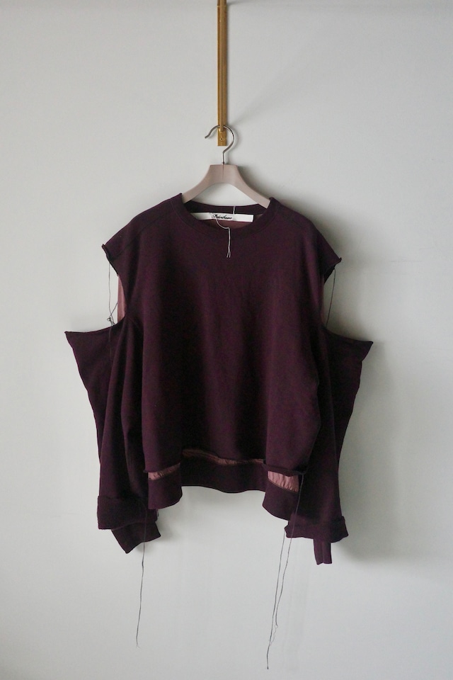 Midorikawa 【CREW NECK SWEAT -BURGUNDY-】