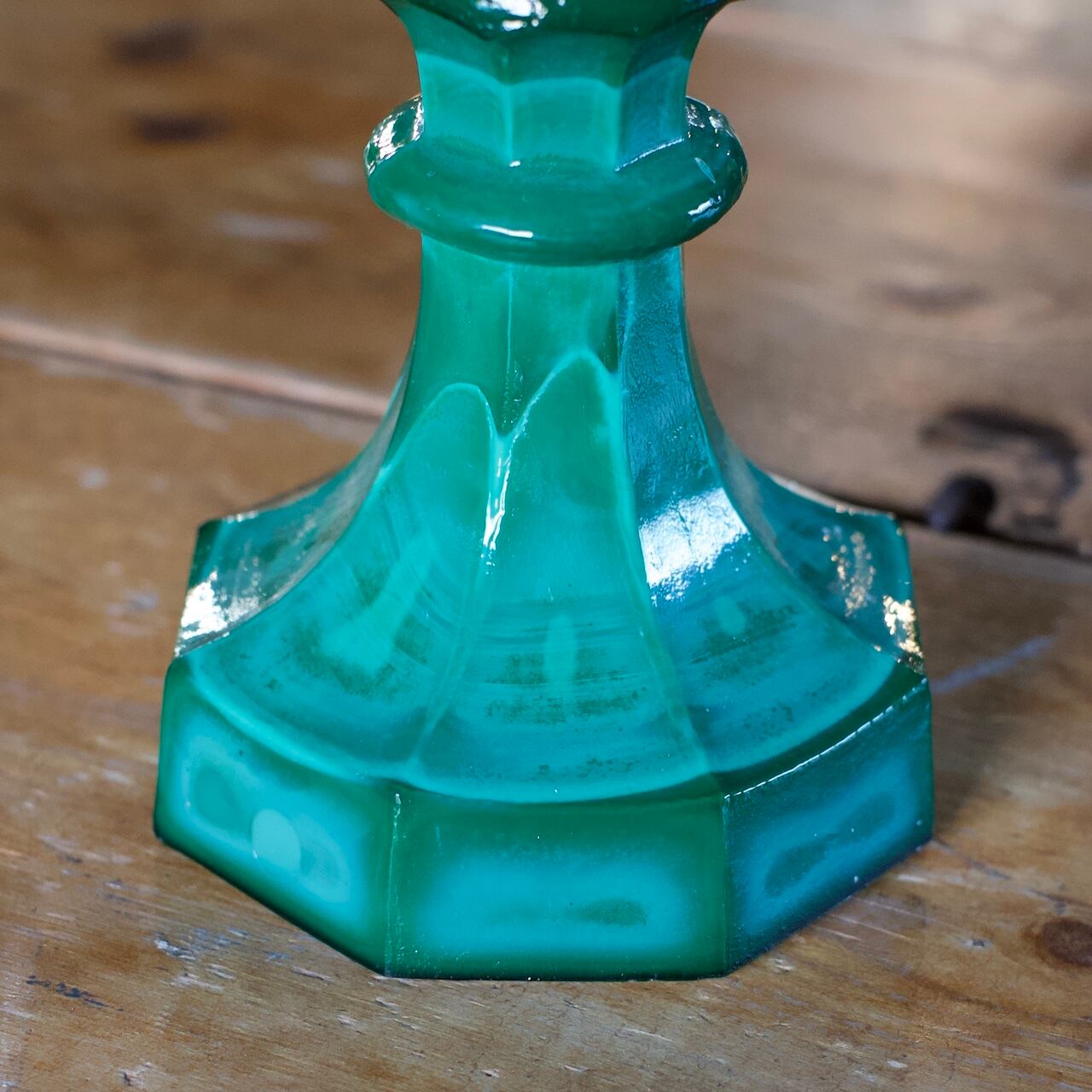 Malachite Candle Stand / マラカイト キャンドルスタンド〈 チェコ