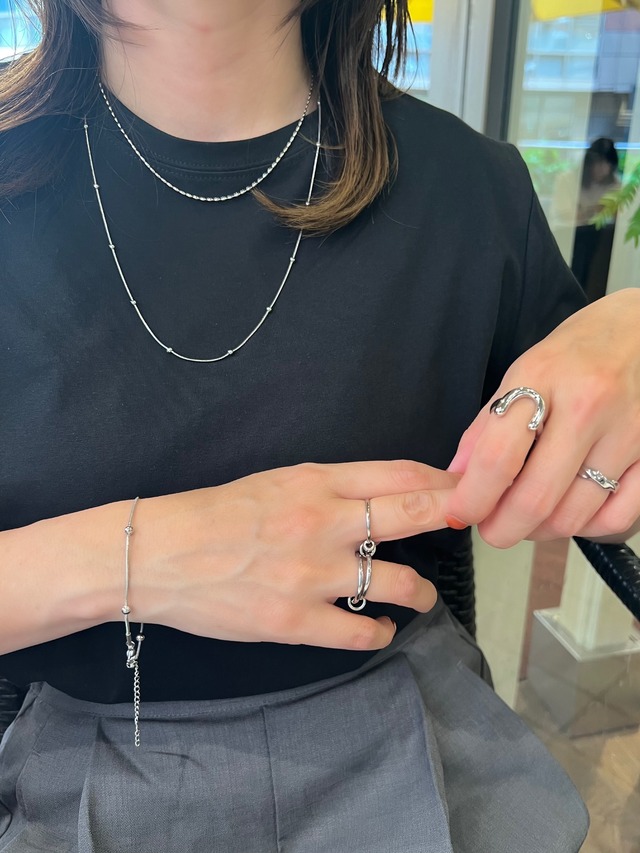 snake ball chain bracelet