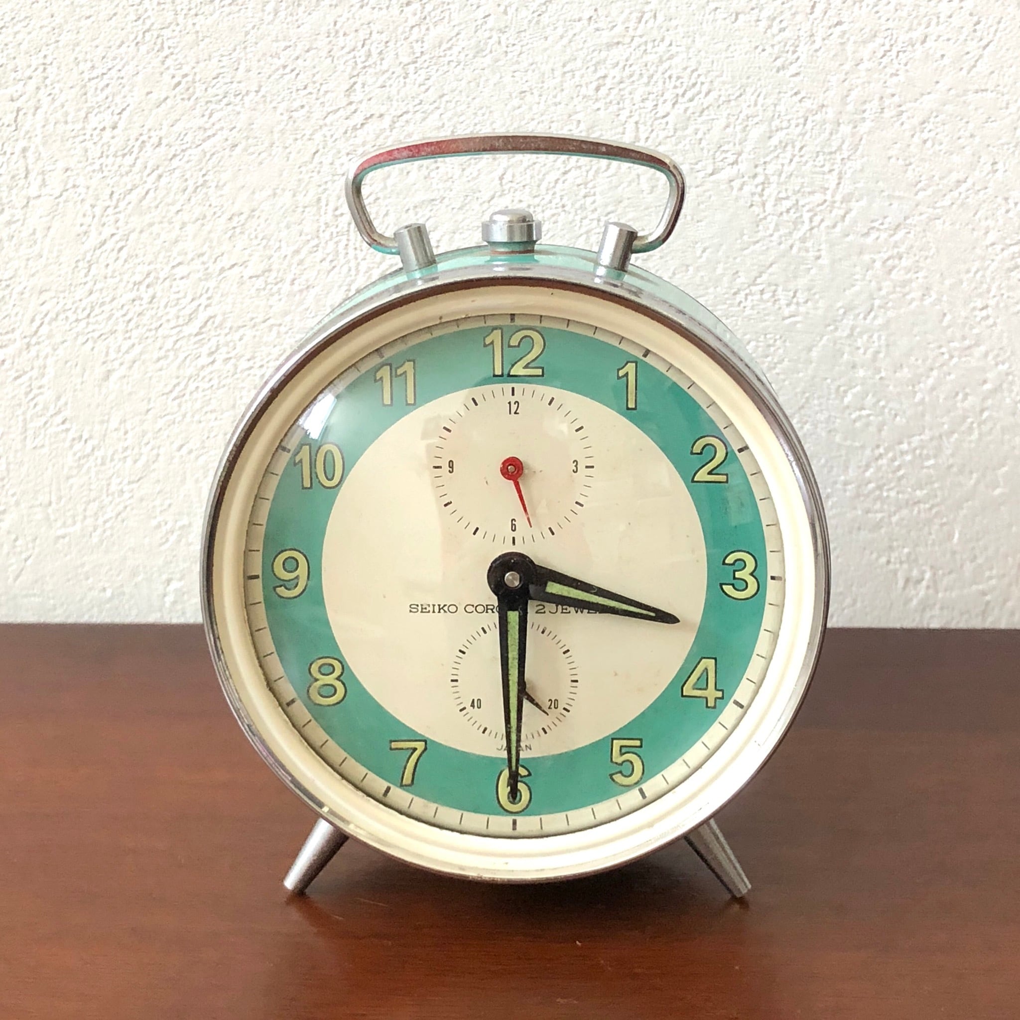 TETSUYA 目覚まし時計 ノア精密 T-784 WH-Z 知育目覚まし時計おきてよ～める MAG ホワイト