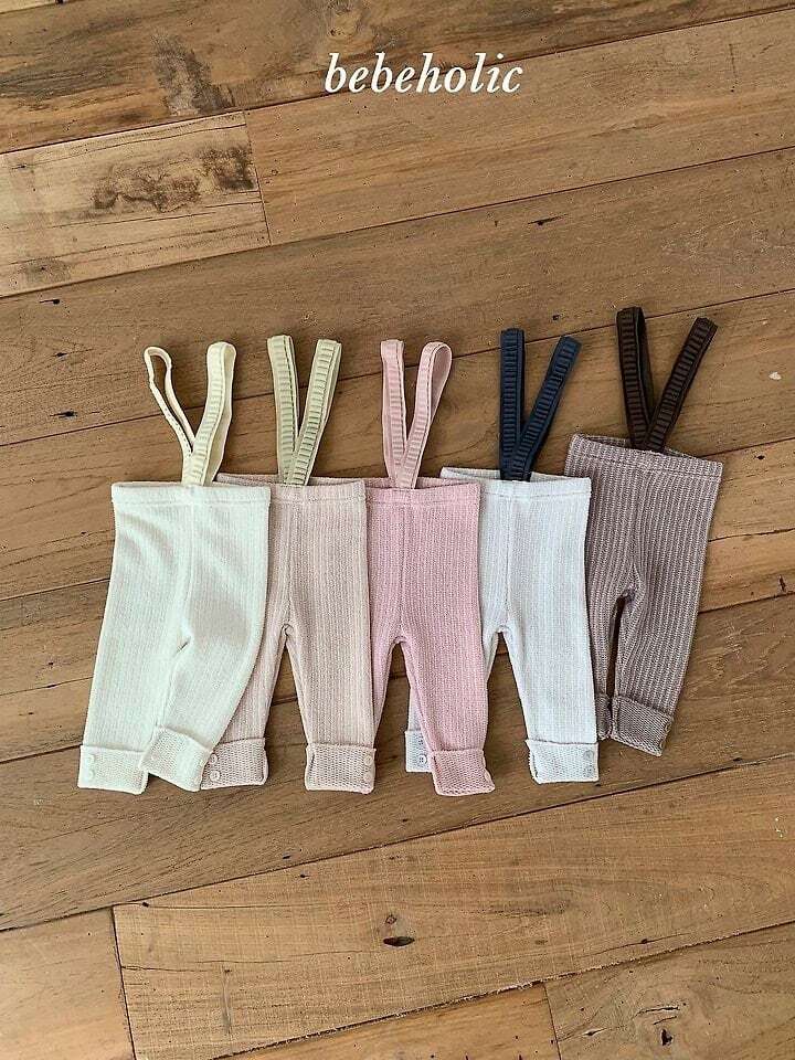 【予約】bebeholic Claire knit leggings