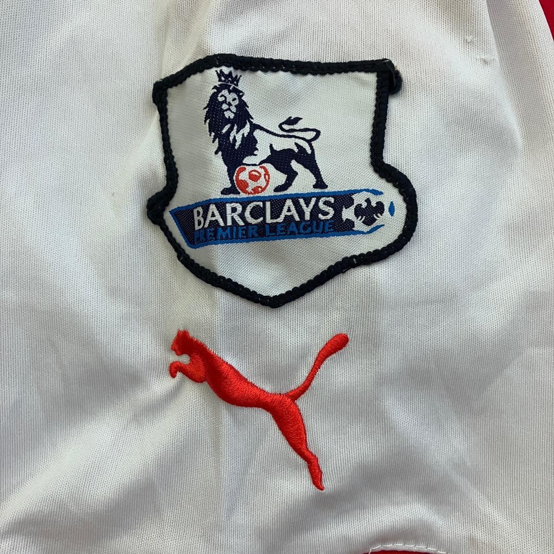 アーセナル プーマ サッカーシャツ ユニフォーム 企業 赤 白 M