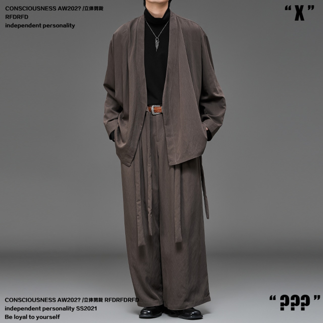 RFDRFD ローブカーディガンジャケット