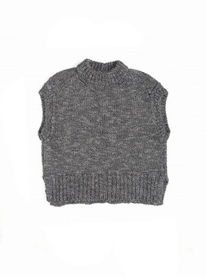 Hand Framed Chunky Mock Vest