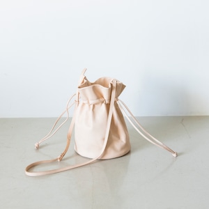 CYLINDER [LEATER PURSE BAG](NATURAL)