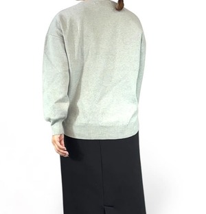 QUME ロゴスウェットライクニット　55225663