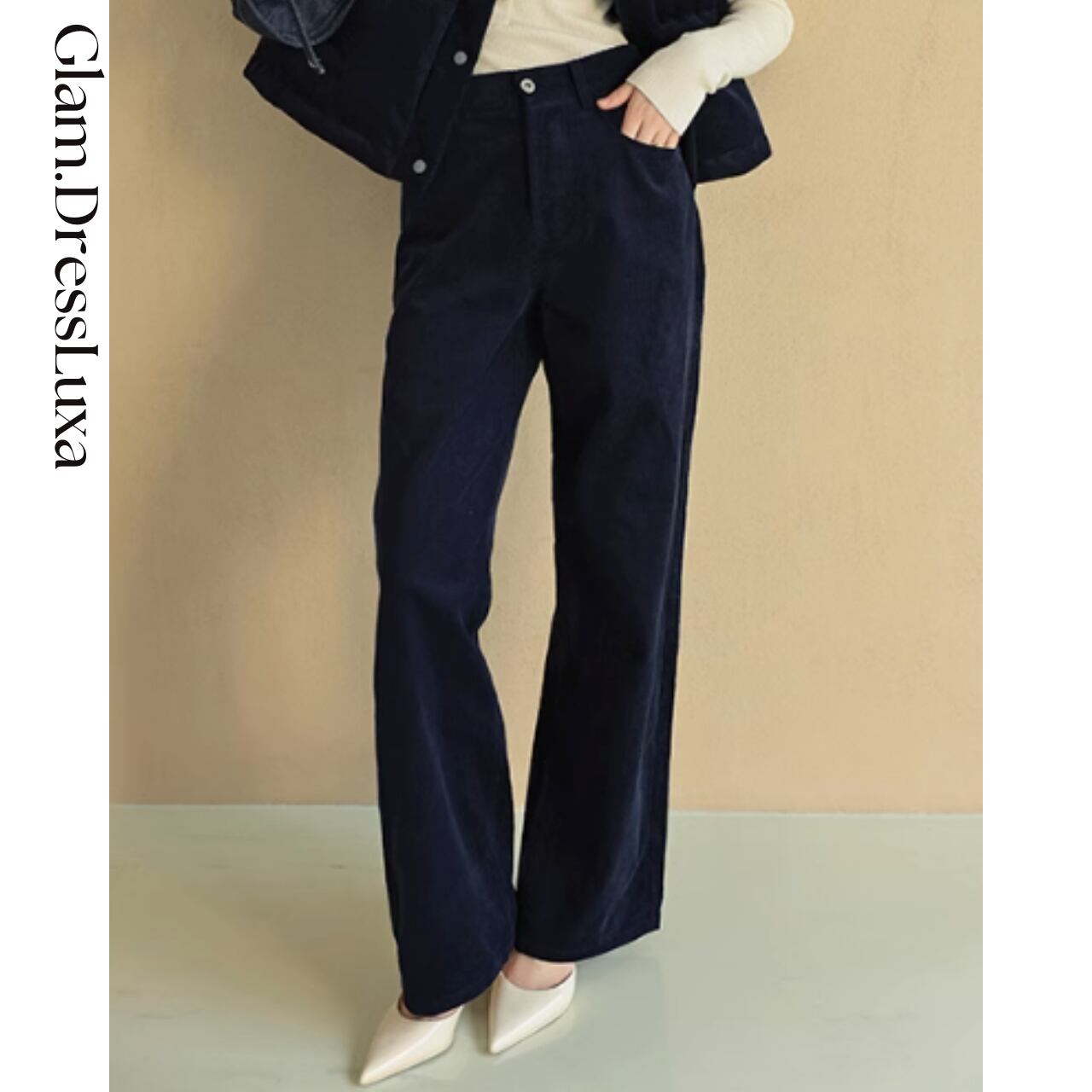 コーデュロイ ルーズパンツ/2color_P290