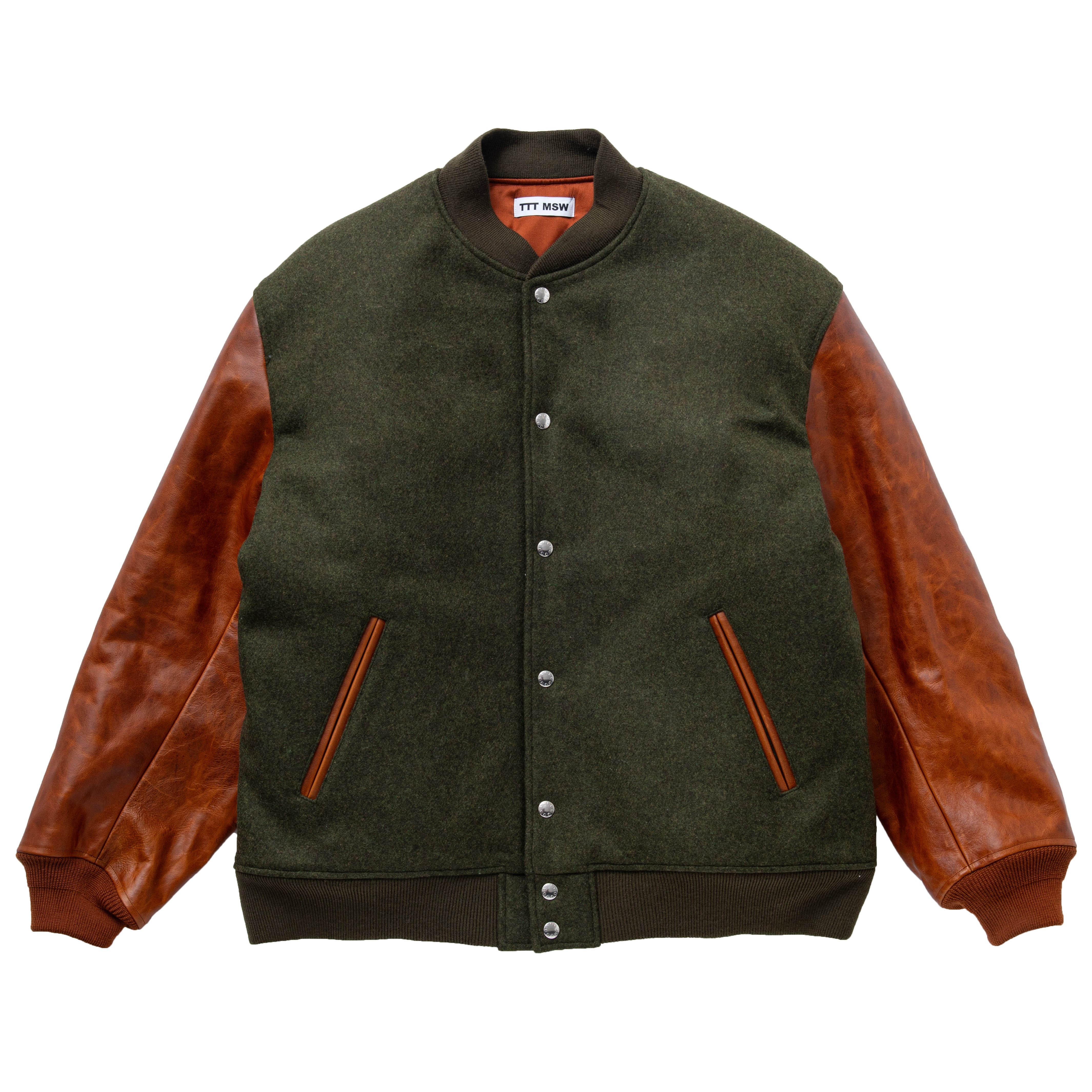 TTT MSW 24SS Varsity Jacket (Khaki) | Moore 