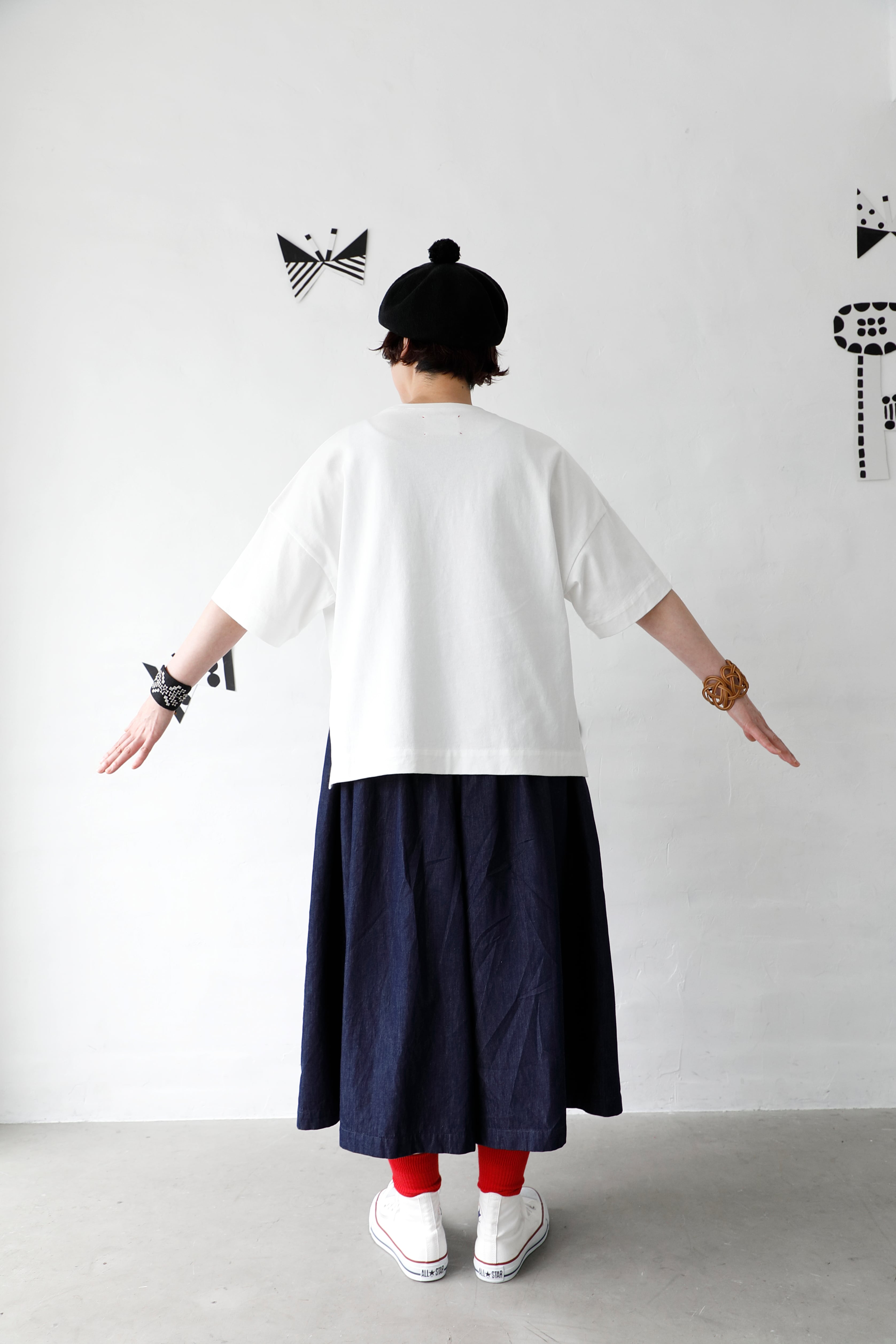 クロスステッチロゴTシャツ | dottodot-works