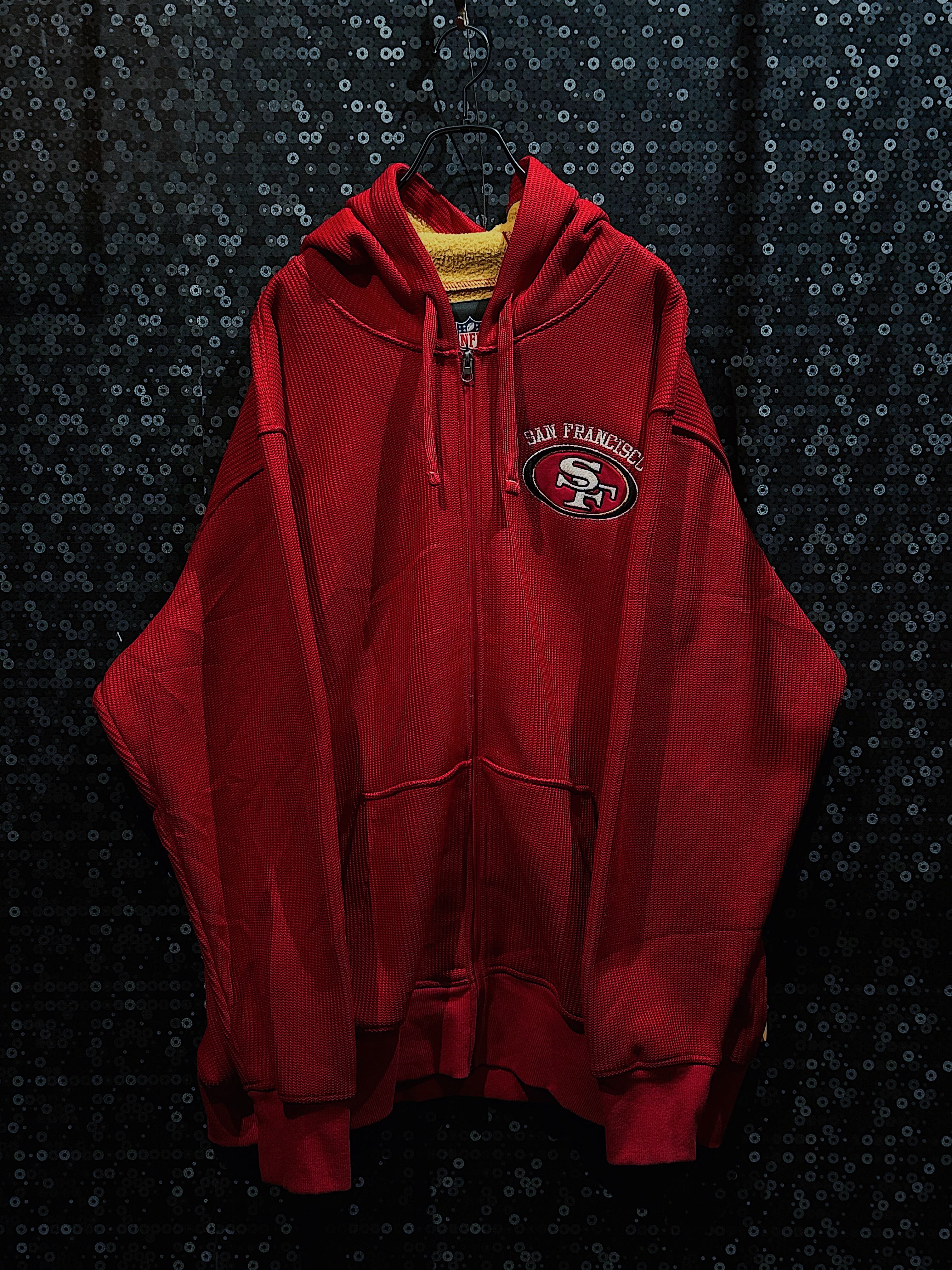 "NFL official"vintage fleece hoodie jacket