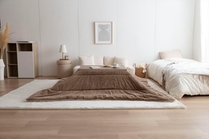【長方形:天板 75cm×60cm 】Kos こたつ&掛け布団2点セット
