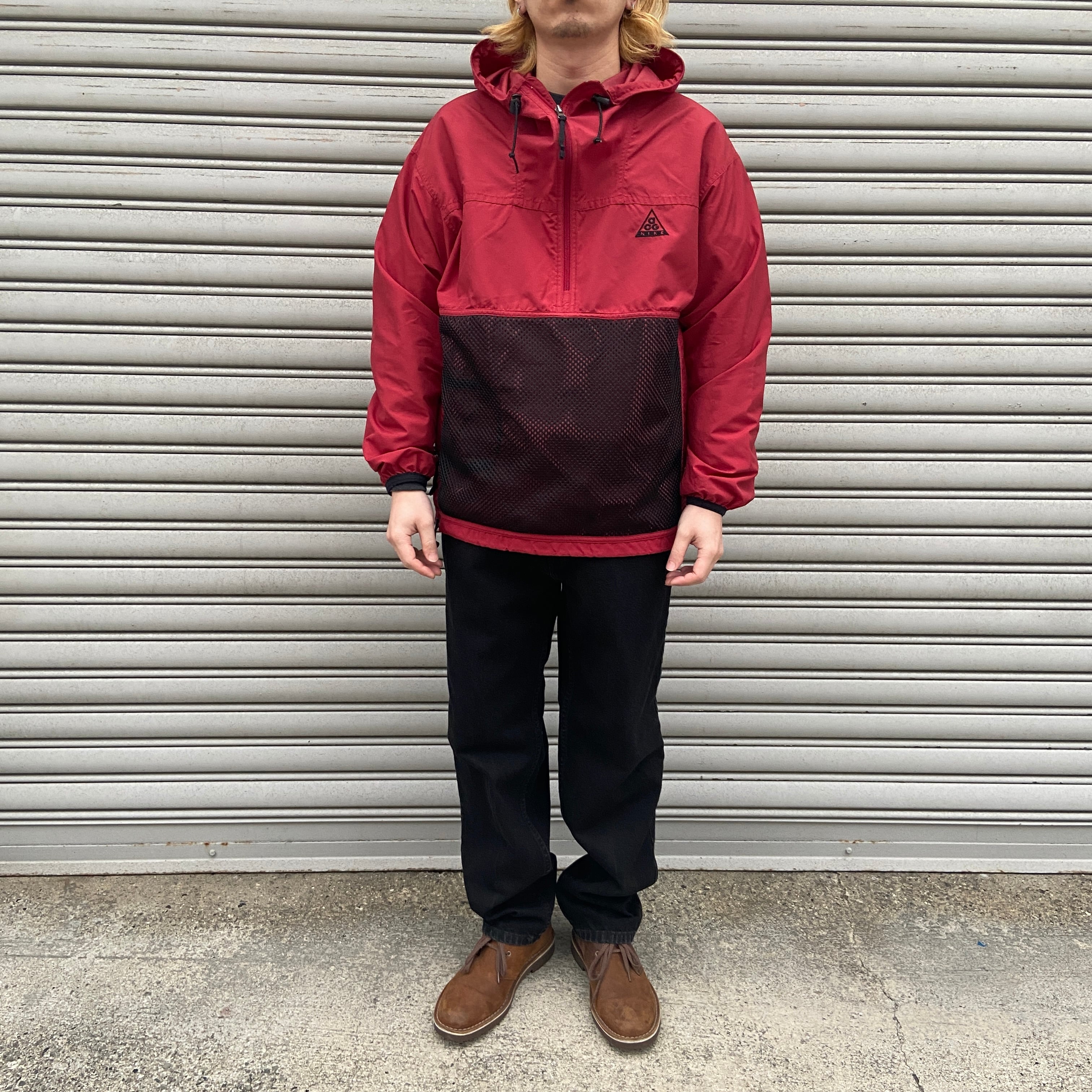 送料無料』90s acg NIKE アノラックパーカー ナイロン s メッシュ 