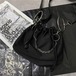【予約】black chain shoulder bag