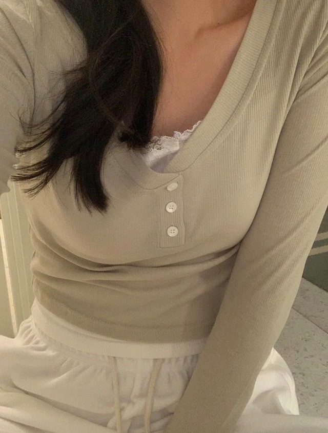 (LITER)  katie lace cami / 2color