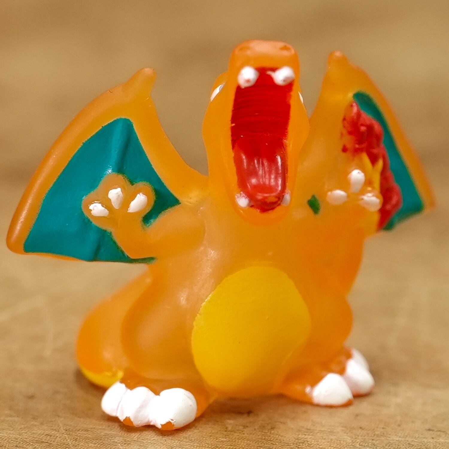 4342BP1 リザードン クリア ポケモンキッズ 指人形 平成レトロ 1996