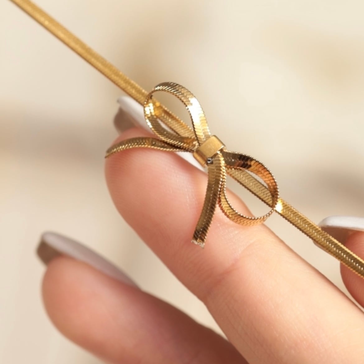 316L ribbon snake necklace #n42* | apire