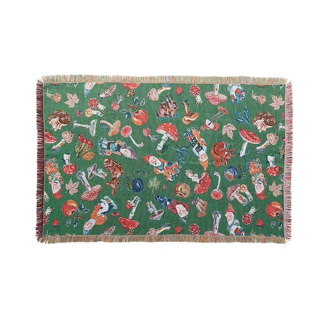【Nathalie Lete】Tapestry rug（Mushroom）