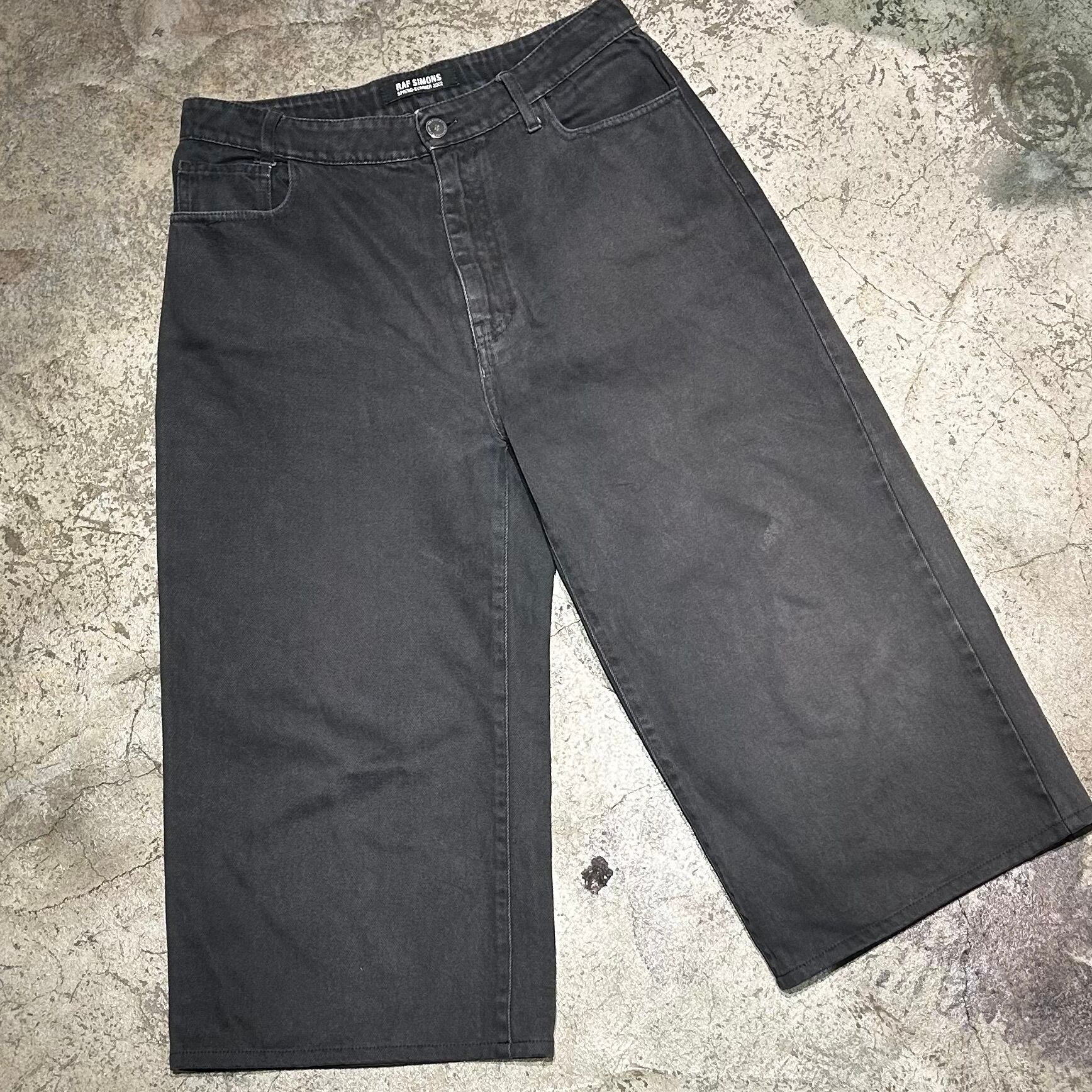 RAF SIMONS ラフシモンズ 221-W317 22SS Cropped Denim Pants デニム  