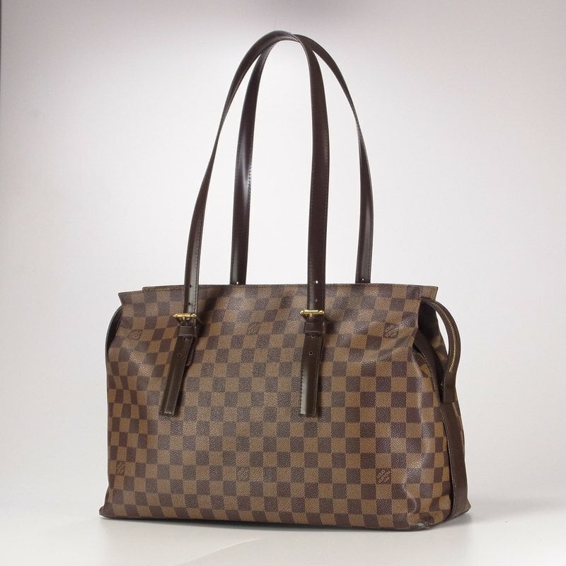 廃盤希少 フランス製 Louis Vuitton ルイヴィトン Damier ダミエ Ebene