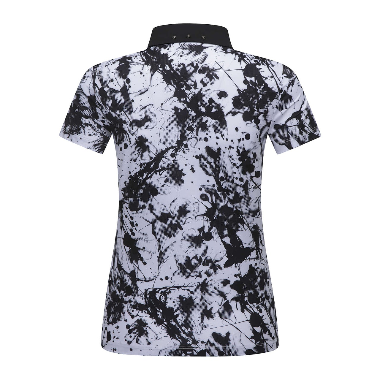 WOMEN FLOWER PATTERN SHORT T-SHIRT