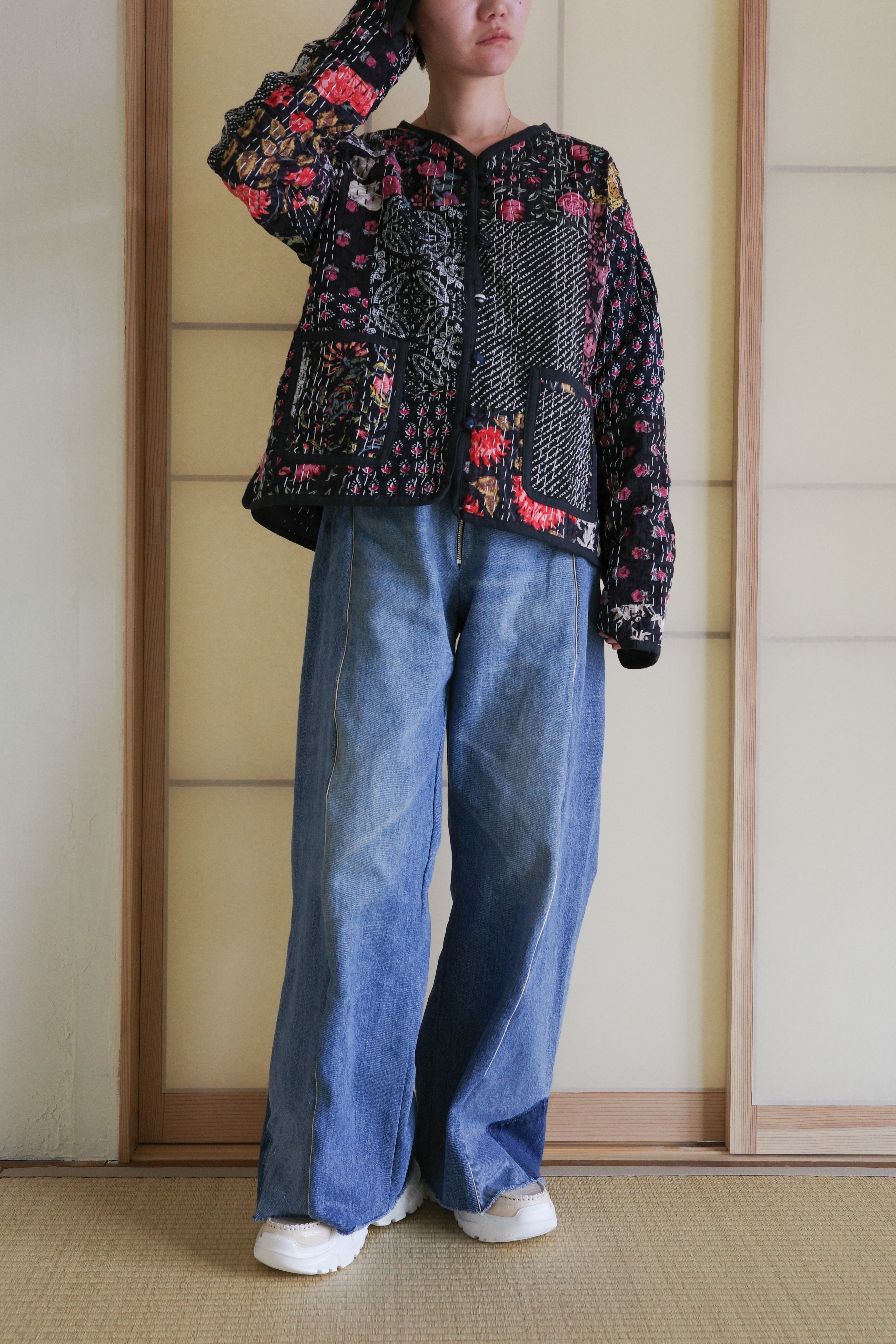 Patchwork Quilted Reversible Jacket