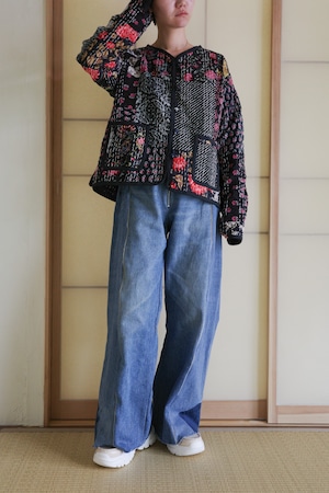 Patchwork Quilted Reversible Jacket