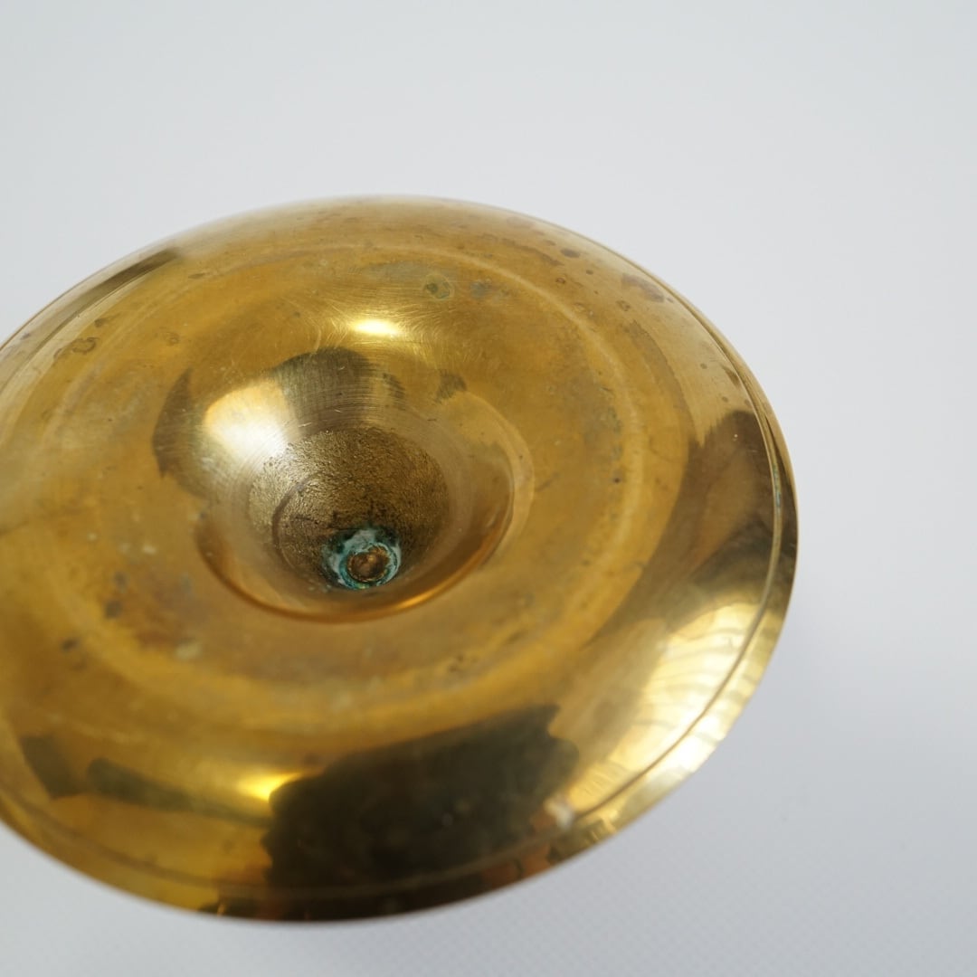 キャンドルホルダー2個セット(金) no.6 / ヴィンテージ | デンマーク