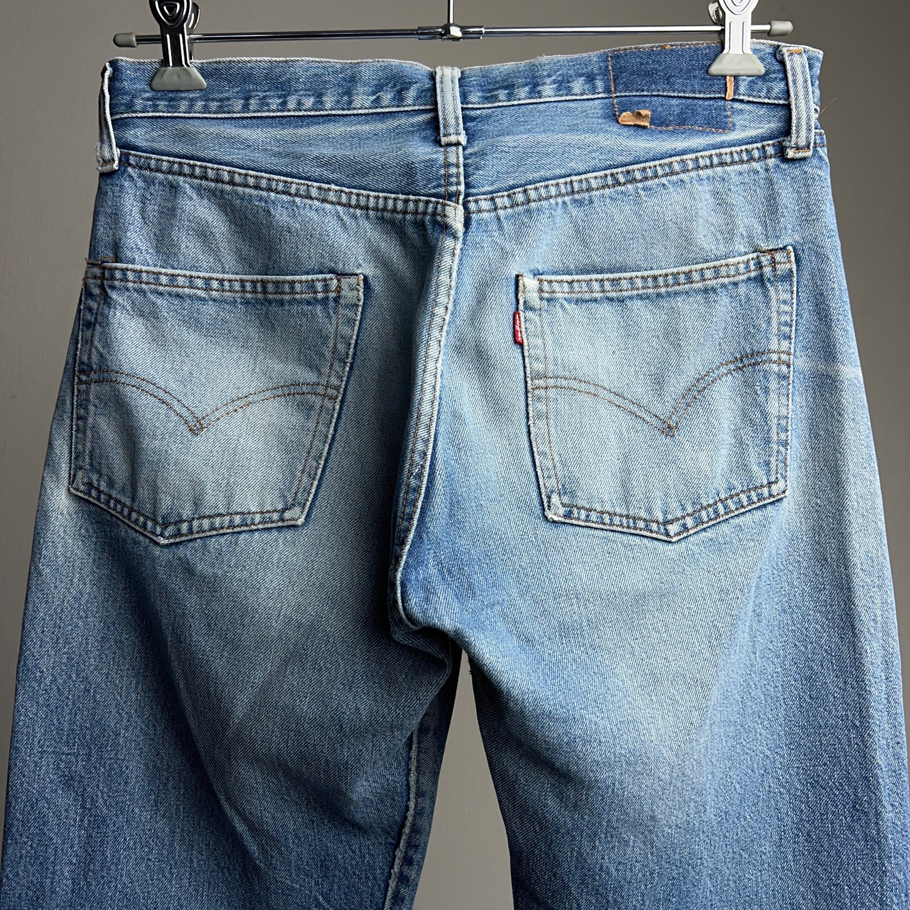 1980's Levi's 501 66後期 赤耳デニムパンツ W34【0613A39】【送料無料