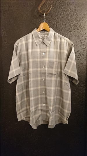 Sick and Tiired "HALF SLEEVE SHIRTS" Rayon Ombre Check Gray