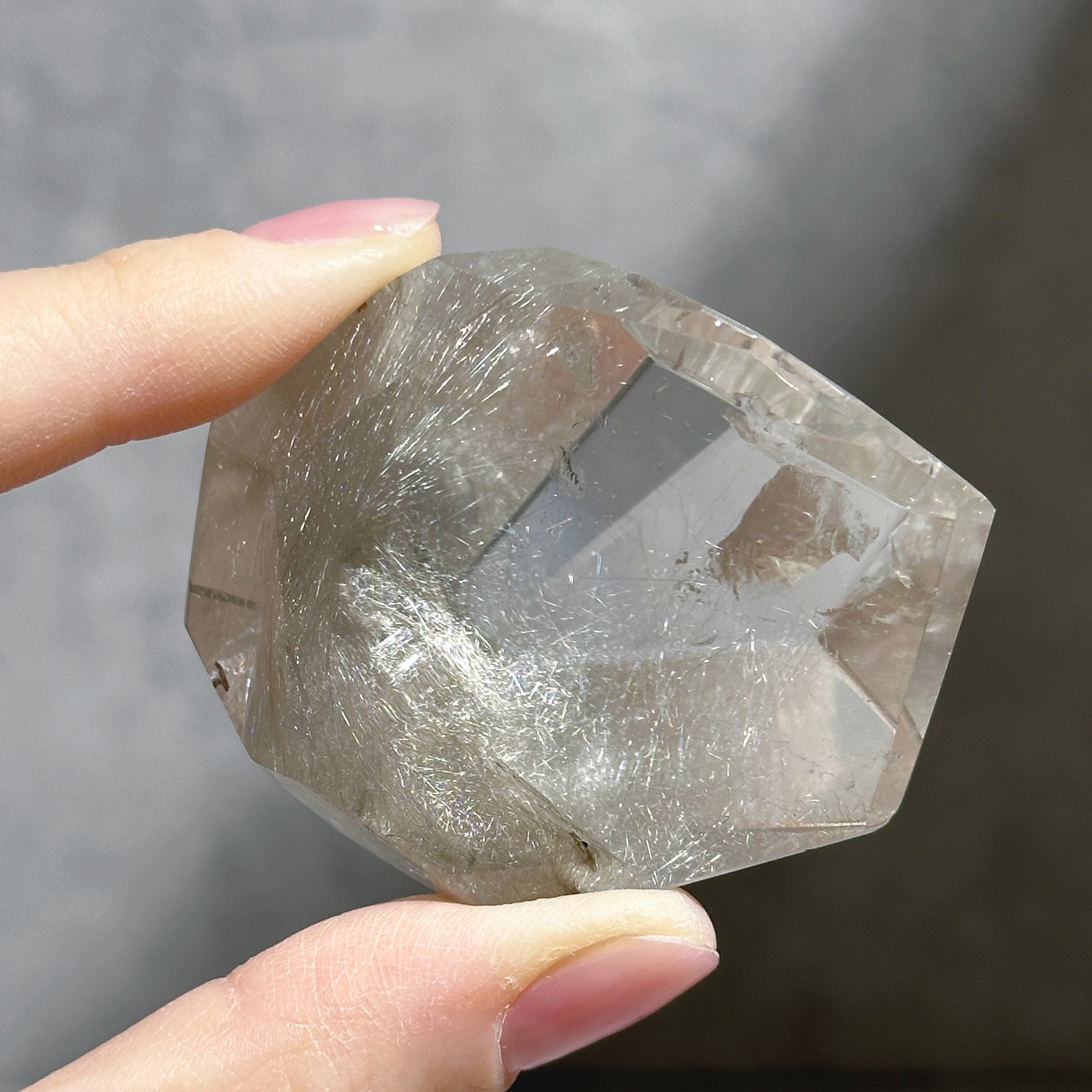 ルチルインクォーツ フリーフォーム33◇ Rutile in Quartz◇天然石