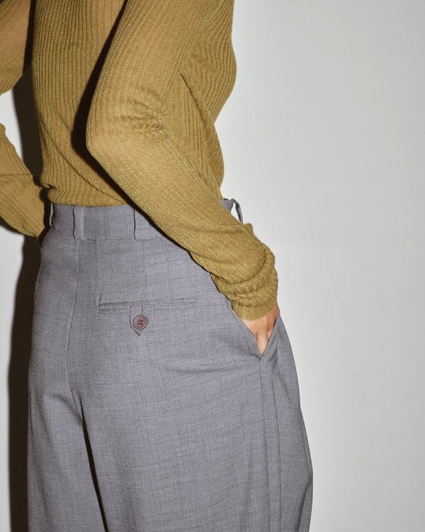 TODAYFUL トゥデイフル / Highwaist Tuck Trousers ハイウェストタック