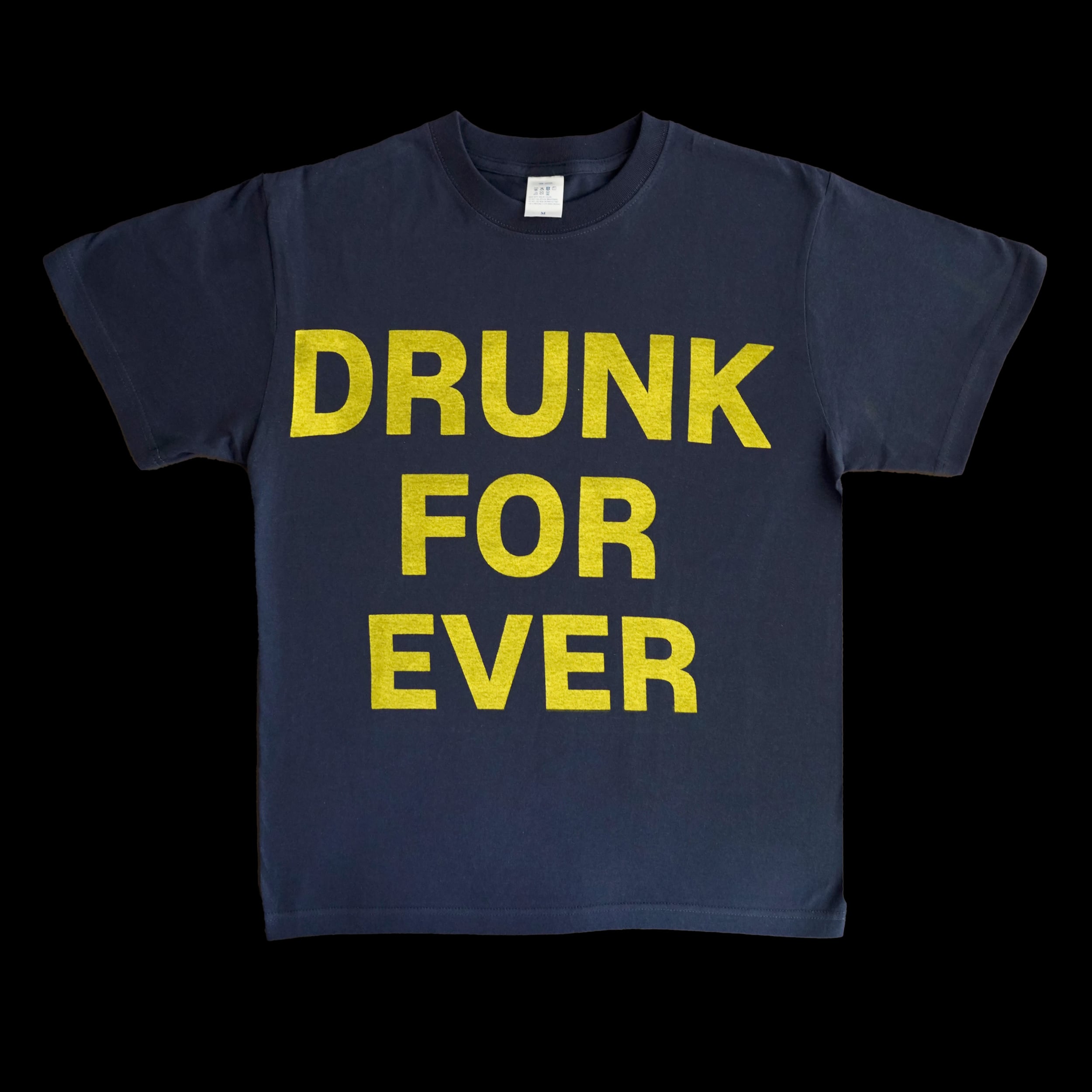 DRUNK FOR EVER T-shirt YELLOW | holic