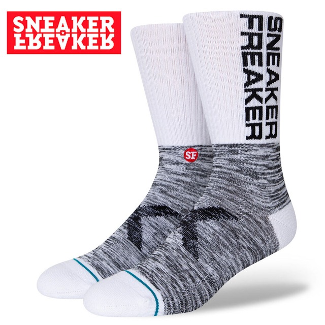 STANCE FREAKER WHITE SNEAKER FREAKER スニーカーフリーカー コラボモデル インフィニット クルー ソックス 靴下