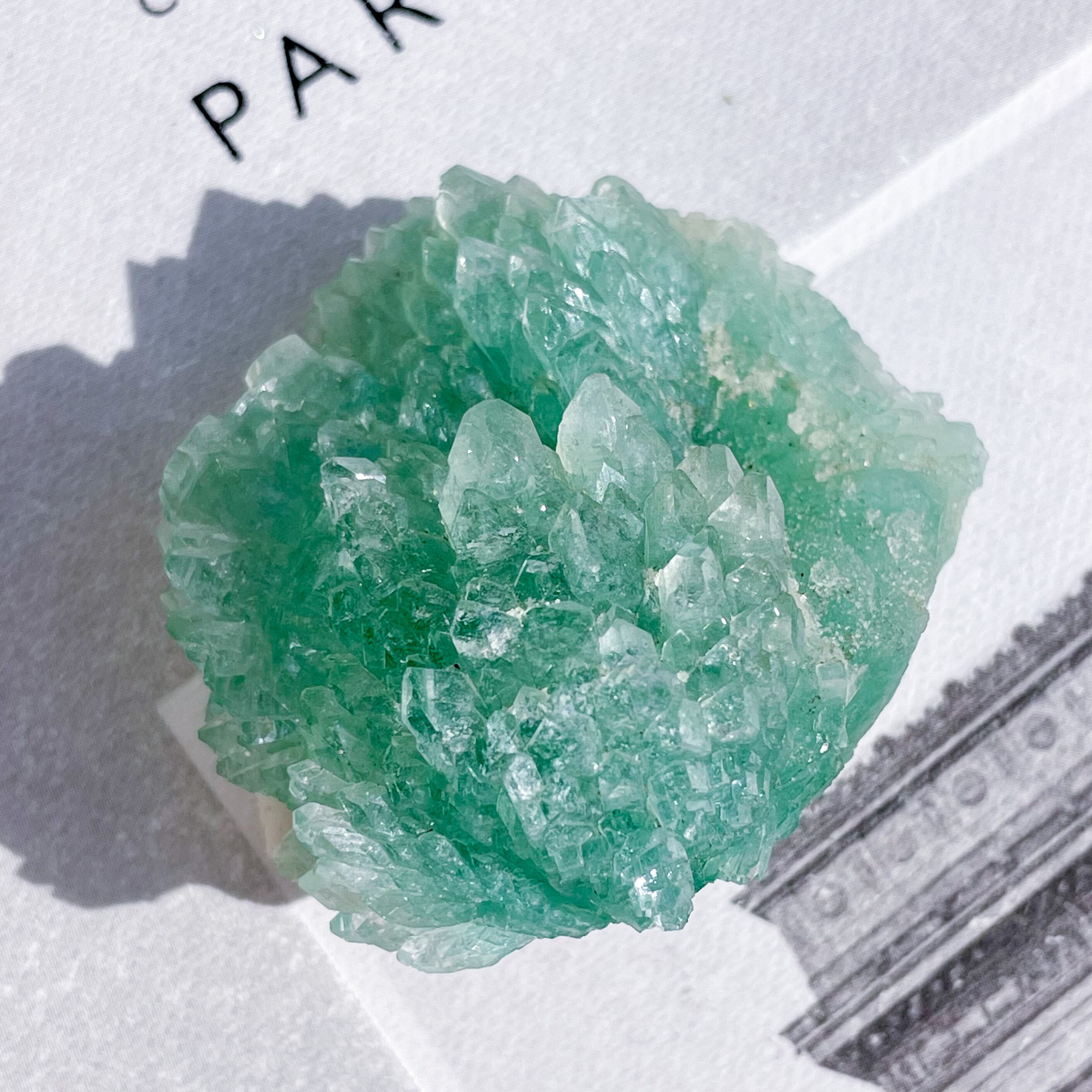 Flower Green Apophyllite 22 ✧ フラワーグリーンアポフィライト