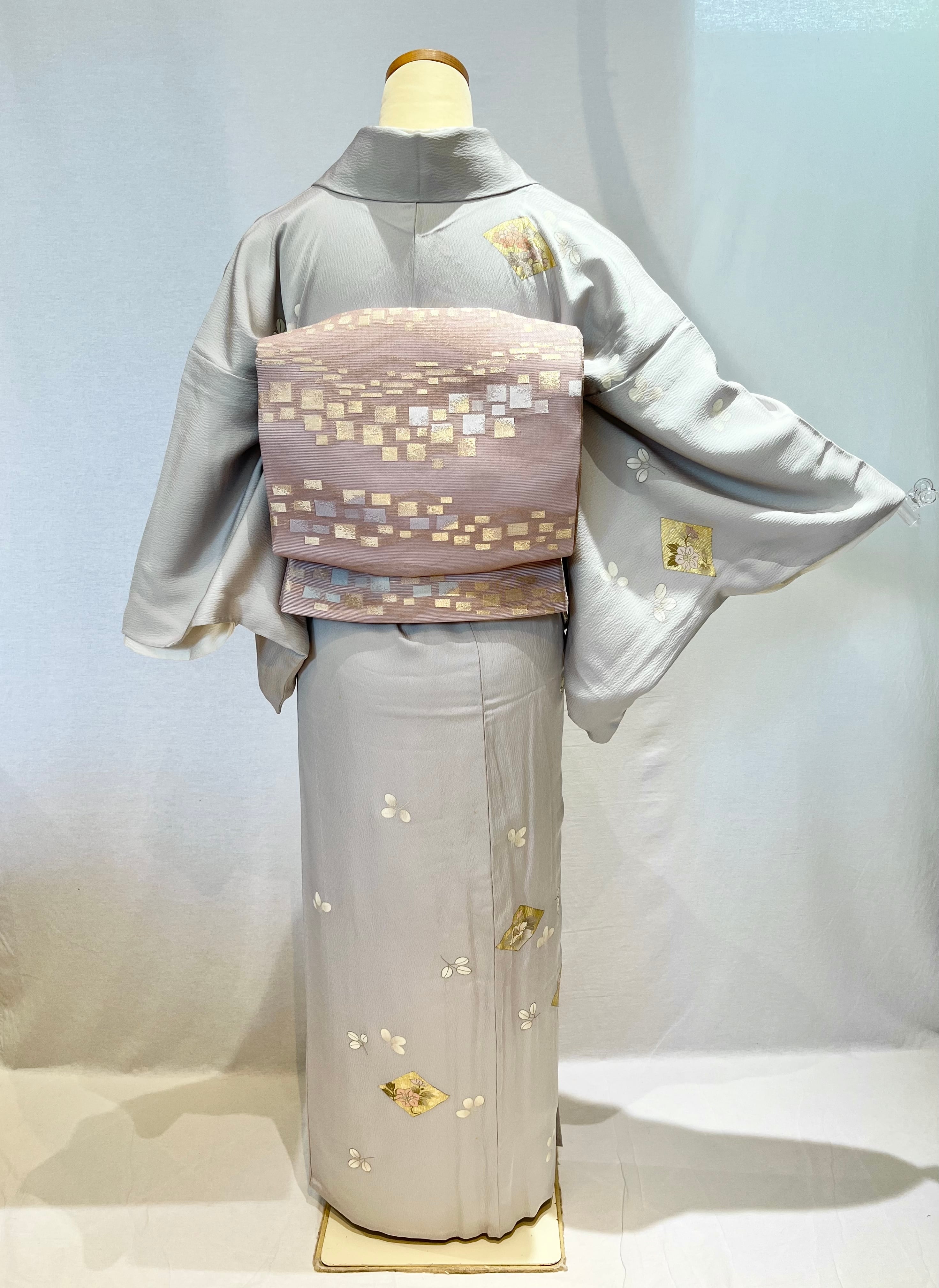 2168 夏用 単衣 付け下げ Tsukesage unlined kimono for summer | リサイクル着物ショップ La遇 Used  Kimono Shop Lagu powered by BASE