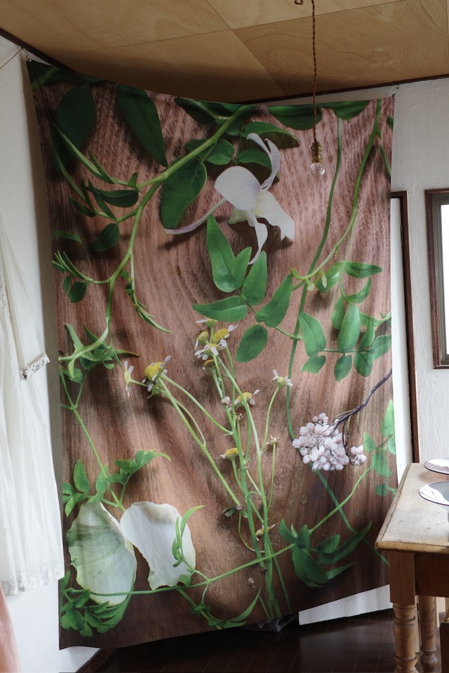 【受注】rūpa print fabrbic mulch cloth　"All living things have meaning "