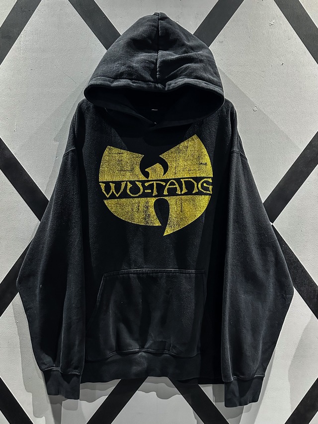 【X VINTAGE】"Wu-Tang Clan" Logo Print Design Vintage Loose Hoodie