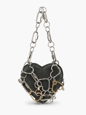 【26AW】WE11DONE ウェルダン / バッグ / SILVER HEART CHAIN BELT BAG