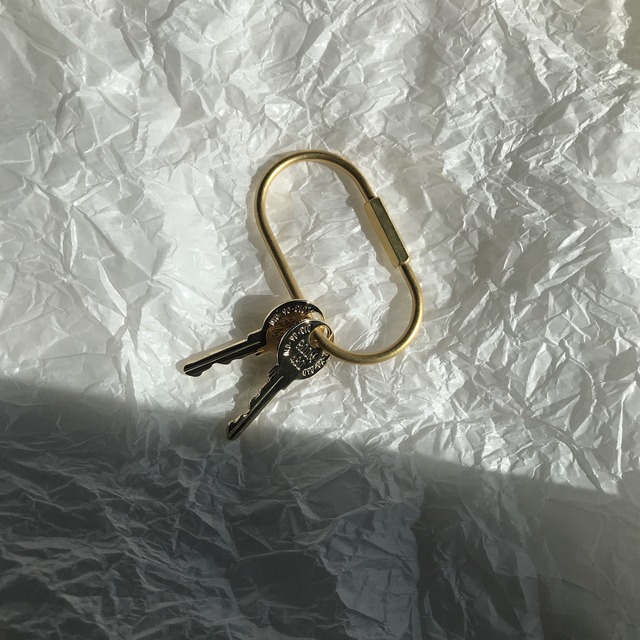 【即納】key ring だ円形