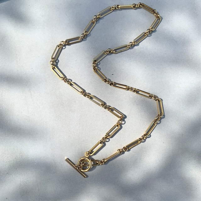 ＜stainless＞ Figaro gold necklace