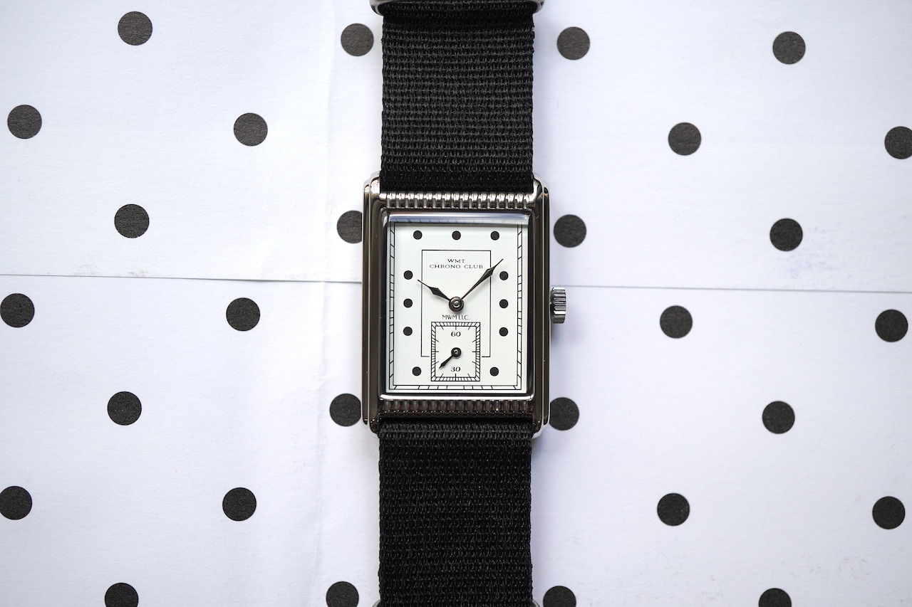 WCNC Ponto – "Polka Dot" Black Nylon strap