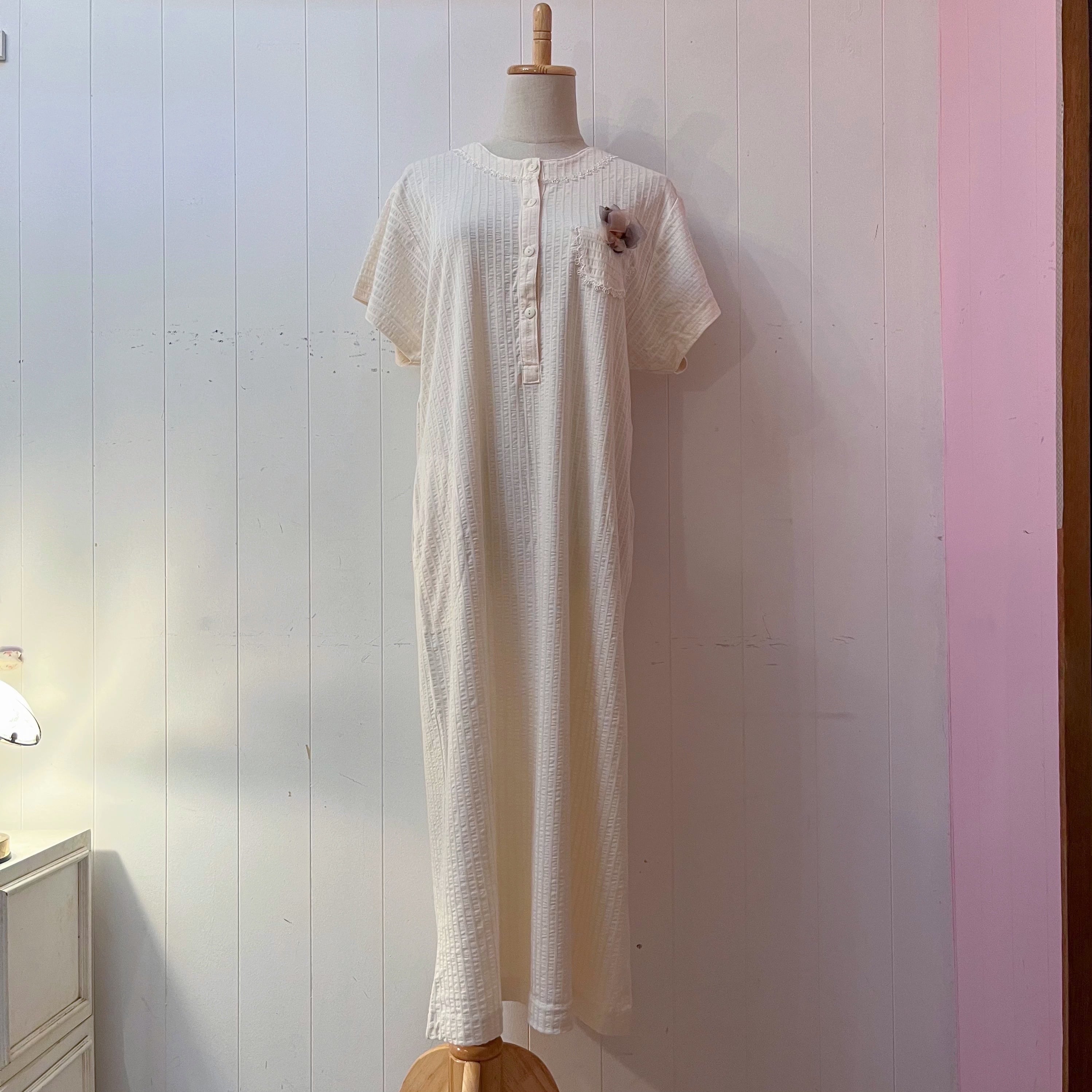 flower pocket neglige one-piece