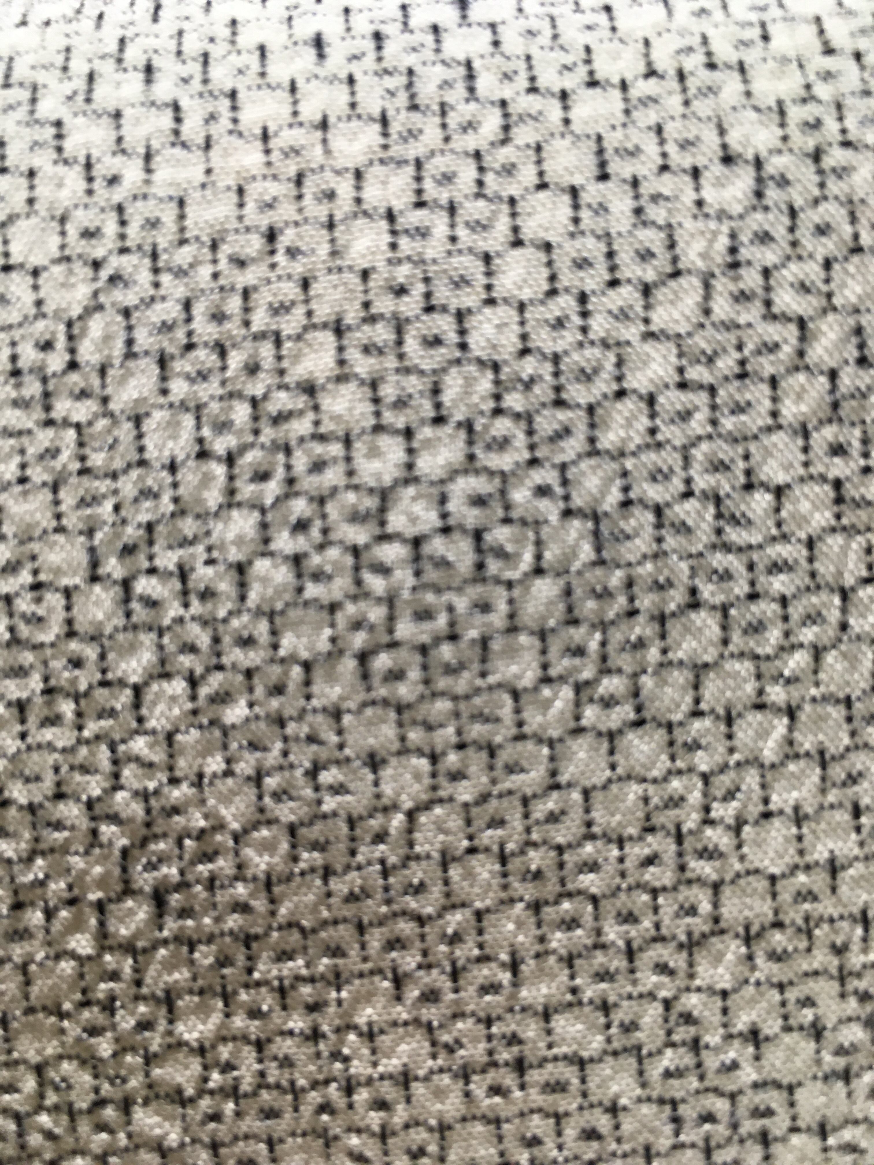 塩沢お召袷（白地｜桧垣の柄）