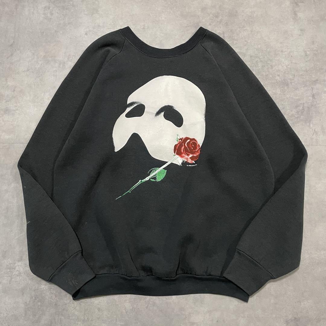 オペラ座の怪人 フルーツオブザルーム 90s USA製 スウェット 15449