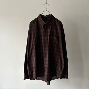 -VAN HEUSEN-  check design l/s  shirts